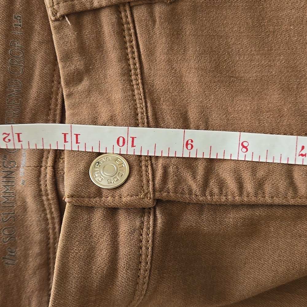 Chico's So Slimming Girlfriend Crop Denim Jeans 10 - Picture 7 of 11